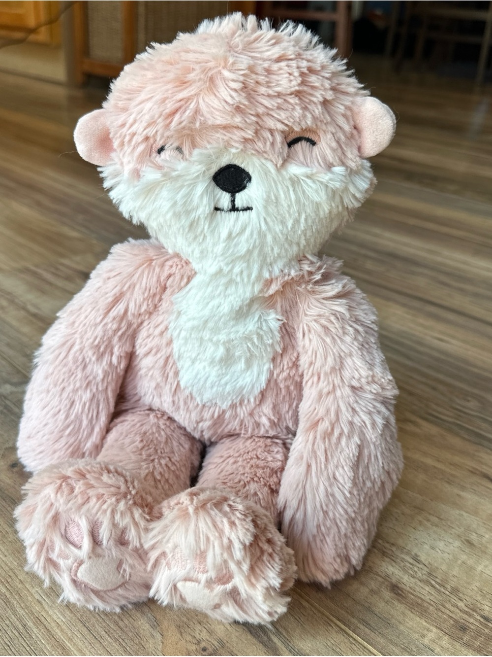 Slumberkins Blush Pink Otter Kin Plush Stuffed Animal Building Connections Rose
